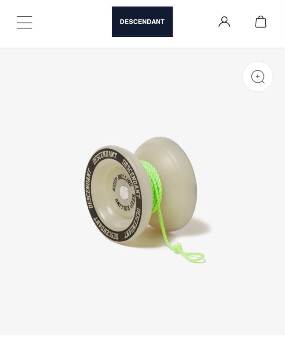 DESCENDANT ヨーヨー 2025ss