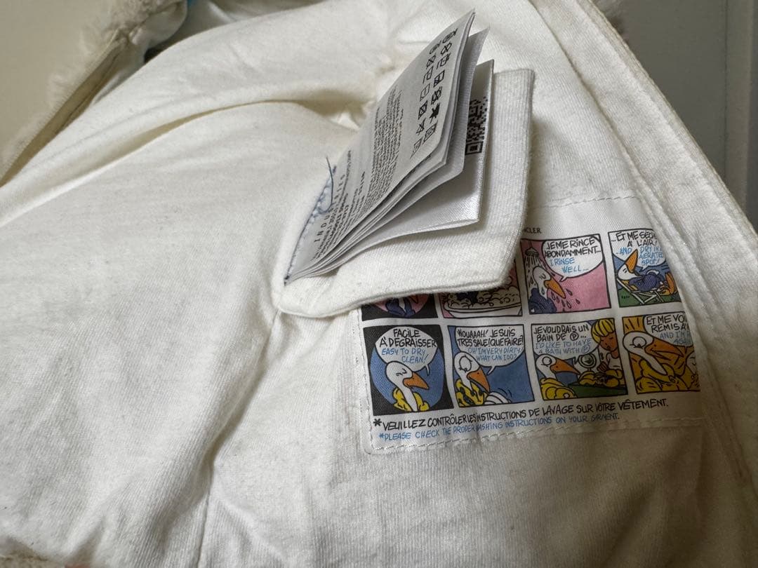 MONCLER モンクレール ベビー 白 アウター ジャンパー　80cm