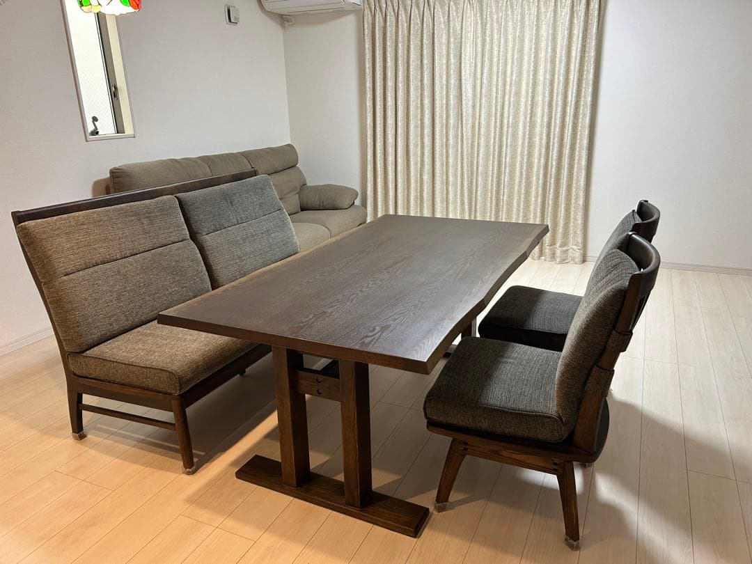 ダイニングテーブルセット茶房795 ※ベンチチェアのみメル46068さん専用