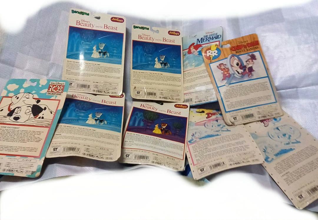 激レア☆JusToys☆Disney ☆ポーズドール☆美女と野獣、ダックテール他