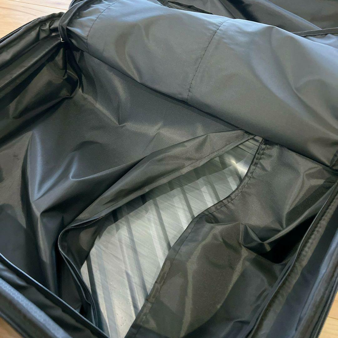 新品 スーツケース Lサイズ 100L キャリーケース 大容量 TSA シルバー