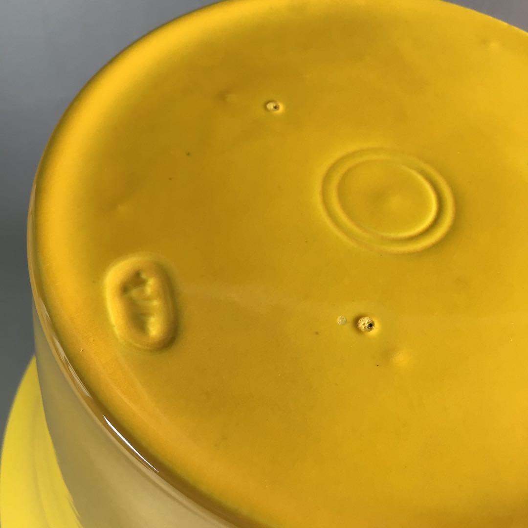 Ｒ７４６　水指　『膳所焼』『陽炎園造』『久田宗也　箱書』『交趾写末広水指』　共箱