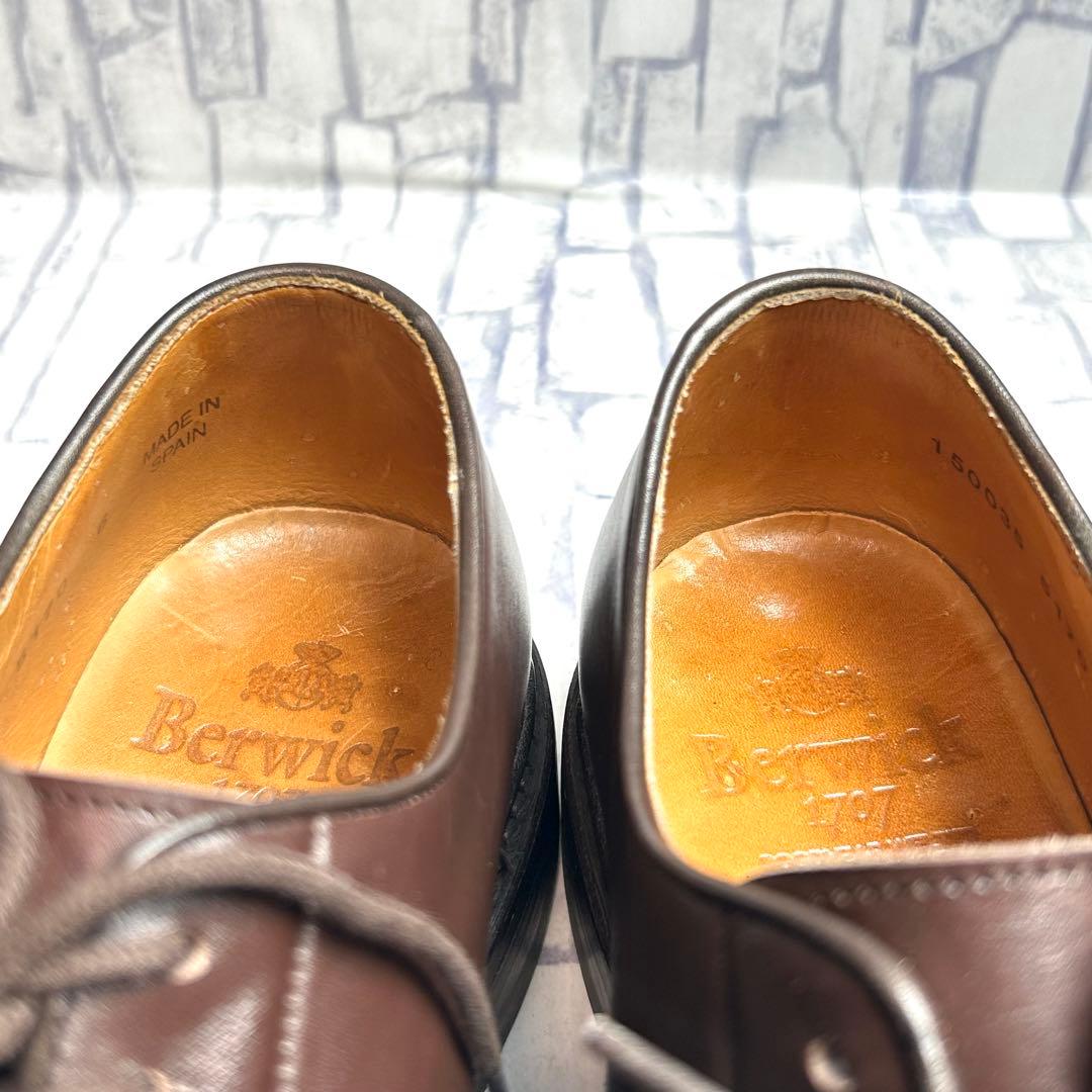 美品✨Berwickバーウィック プレーントゥ 5170 25cm