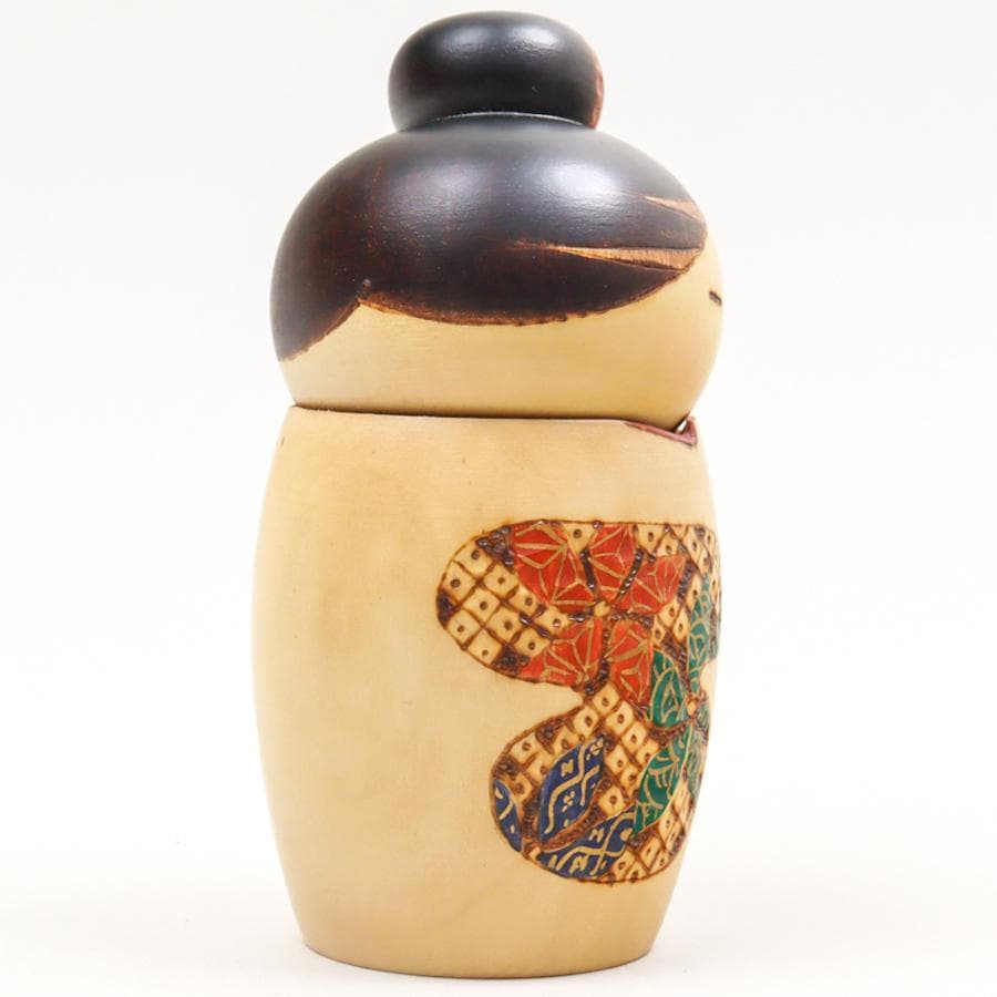 加藤龍雄 創作こけし 郷土玩具 置物 栞 箱付き