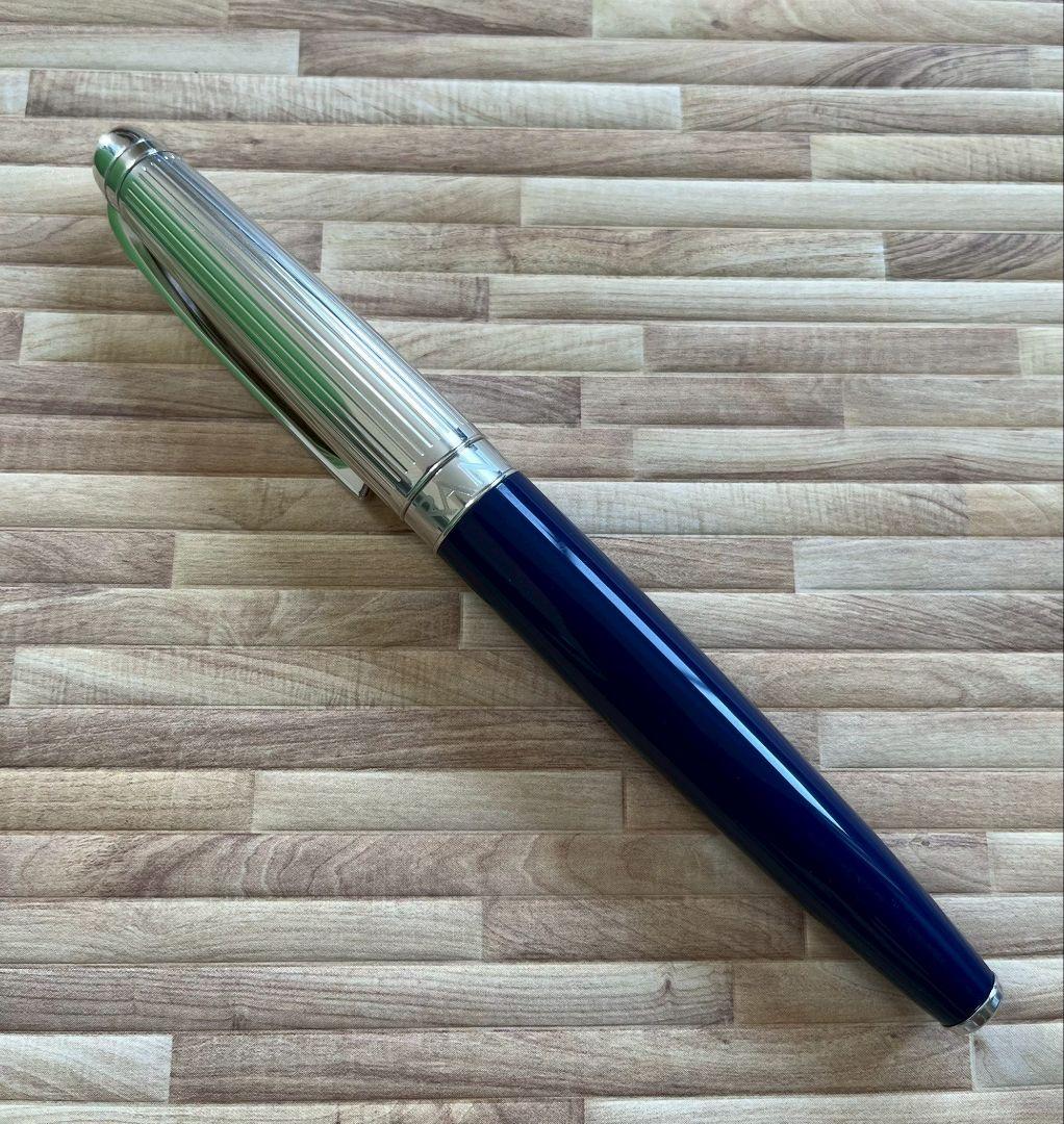 カランダッシュレマン バイカラー万年筆 廃番色 ブルーナイトF