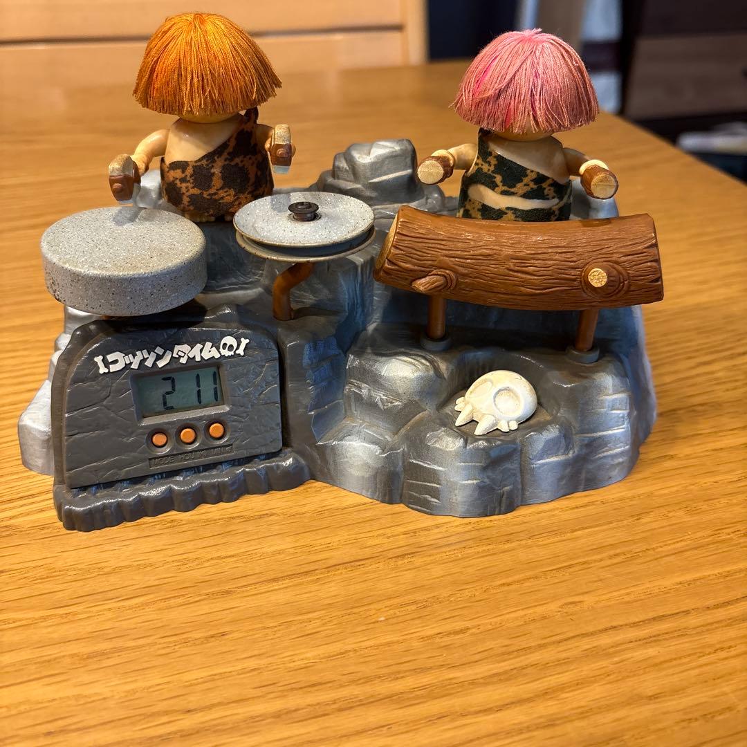 1コケンタイム! 原始人フィギュア付きデジタルタイマー