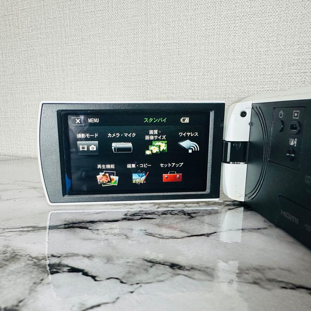 SONYハンディカム　HDR-CX485 ホワイト　Wi-Fi対応