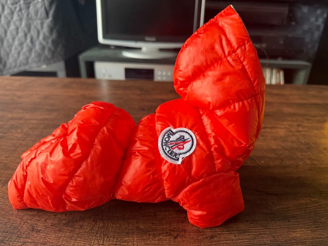注目度up!!【美品】MONCLER オレンジ フード付き
