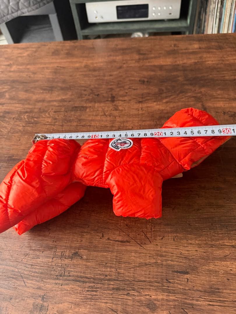 注目度up!!【美品】MONCLER オレンジ フード付き