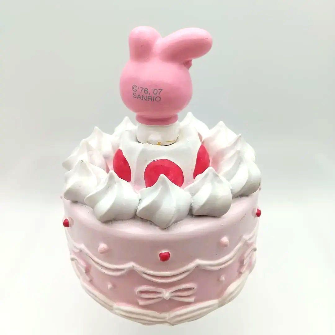 値下【希少・美品】マイメロディケーキオルゴール(2007年)貯金箱(2003年)