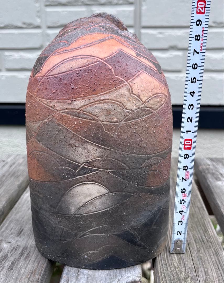 笠間焼　渡辺信雄　作　壺