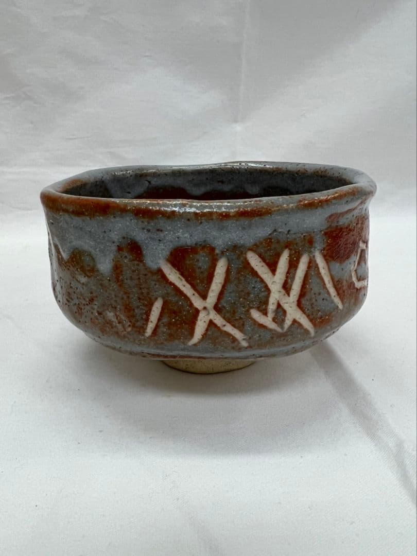 鼠志野 茶碗 桃山窯 林英仁  茶道具
