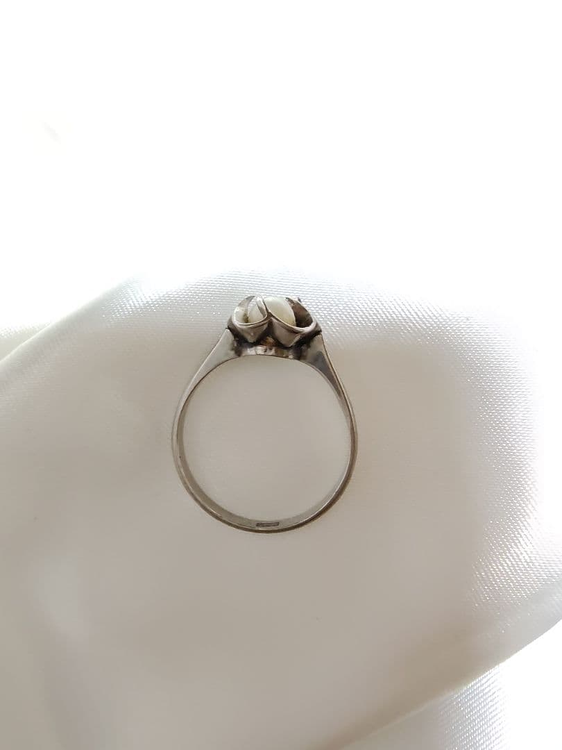 spm 刻印　捻り梅パールリング