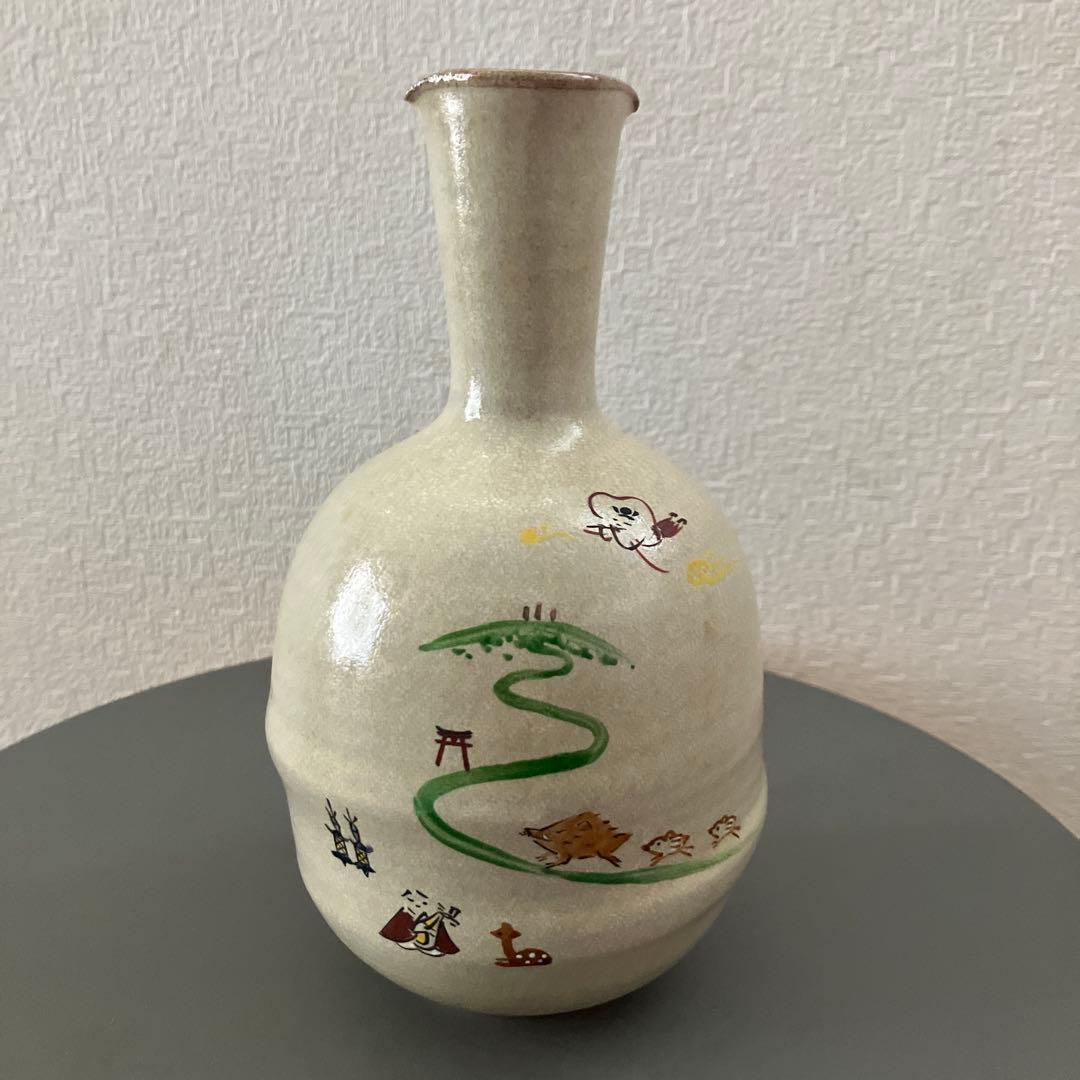 花入　赤膚焼　正人窯　大塩正人