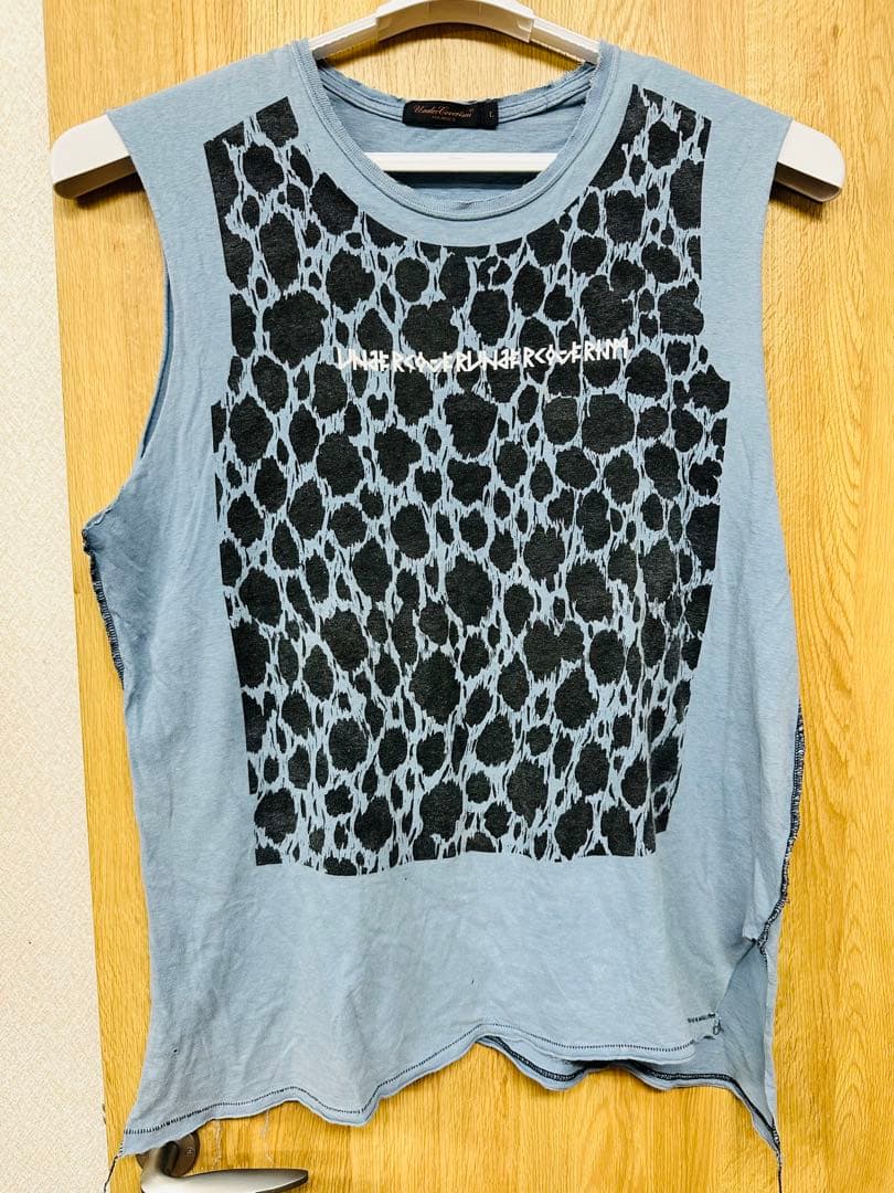 週末値下げ！最安値　03SS SCAB期　レオパードノースリーブカットオフ
