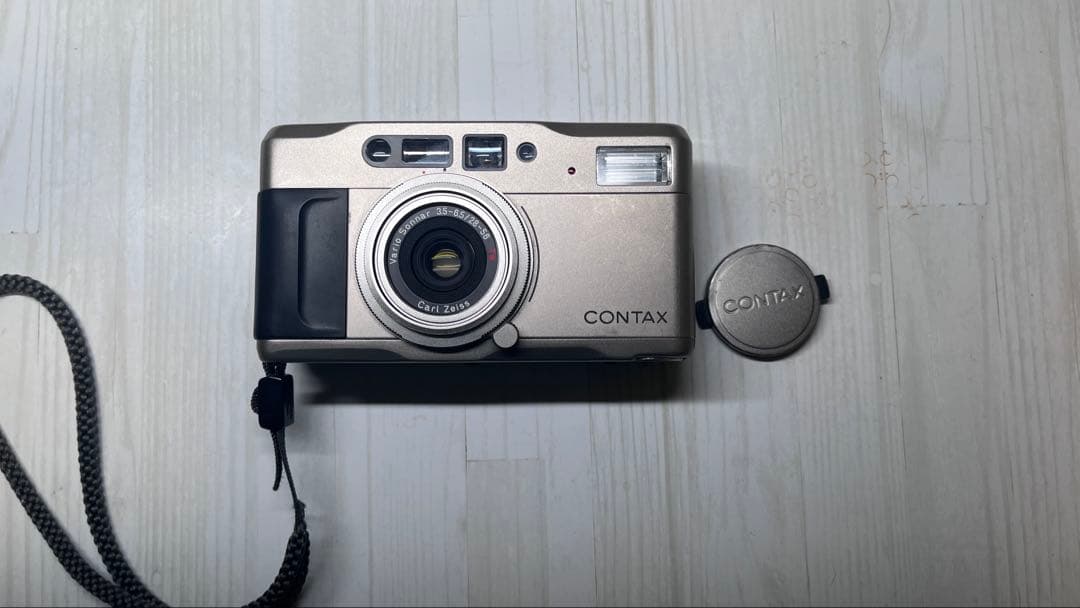【フィルム付けないで確認した】CONTAX Tvs コンパクトカメラ