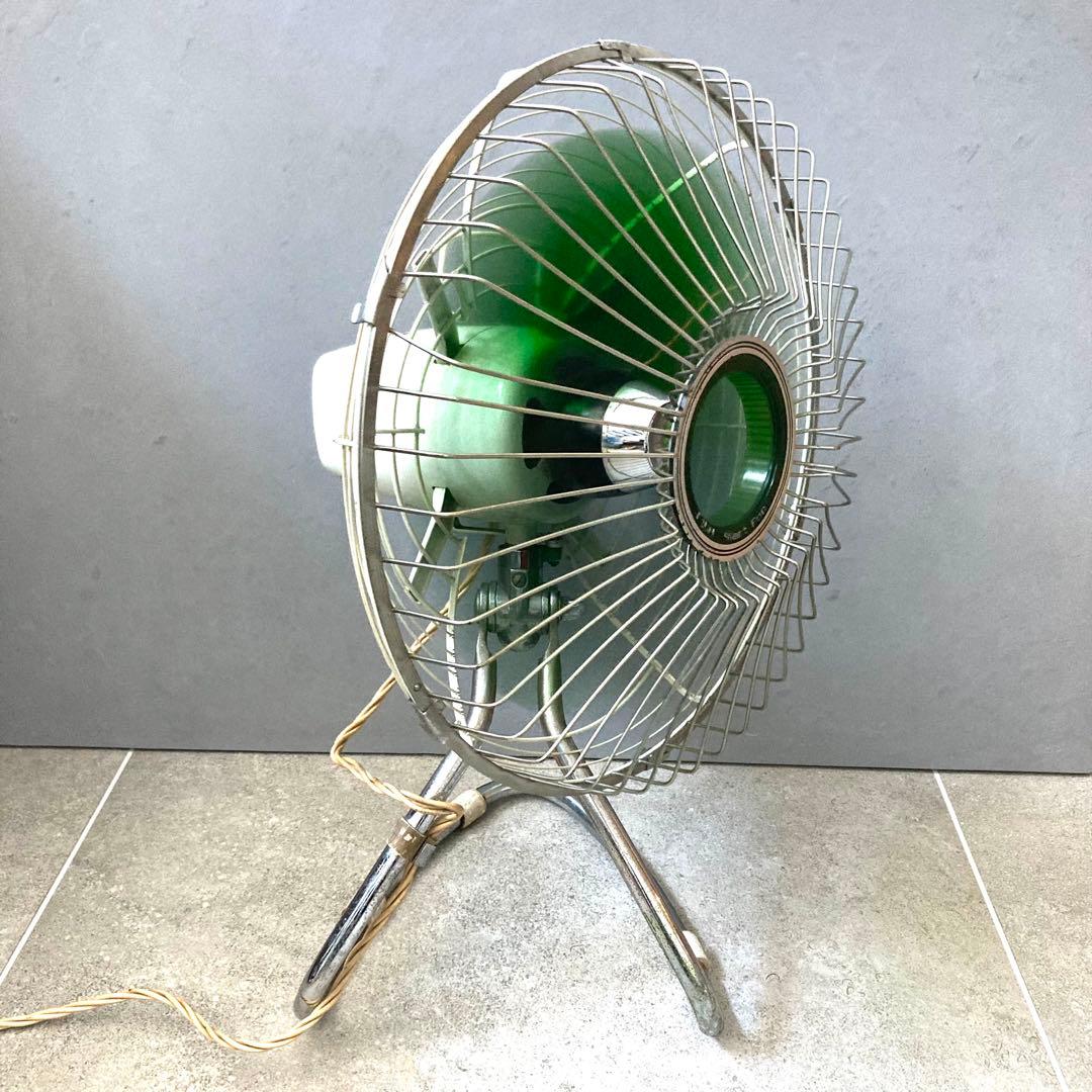 昭和レトロ 富士電機 サイレントファン 扇風機 3枚羽 レトロ家電