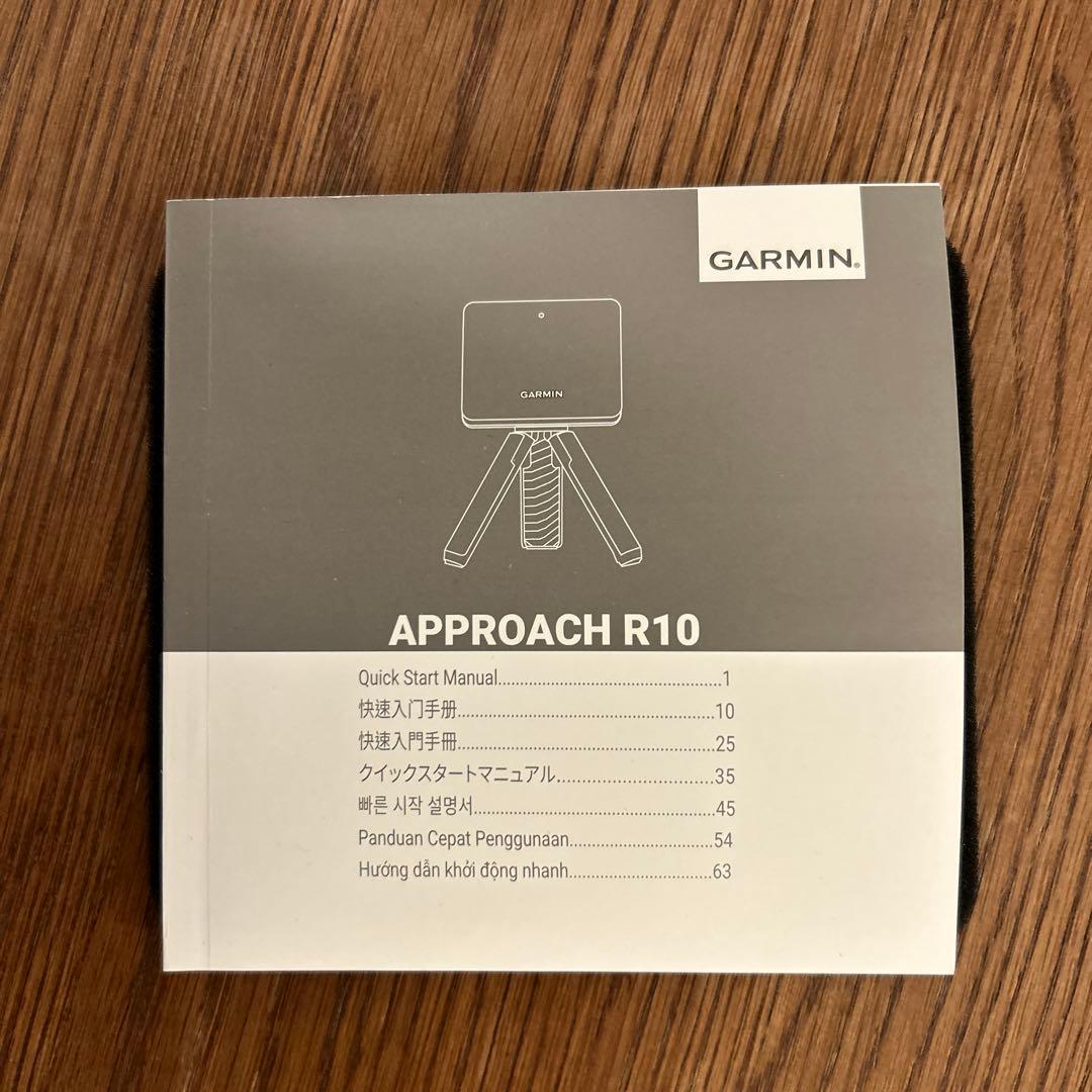 【美品】GARMIN Approach R10 ゴルフ弾道計測器　中古