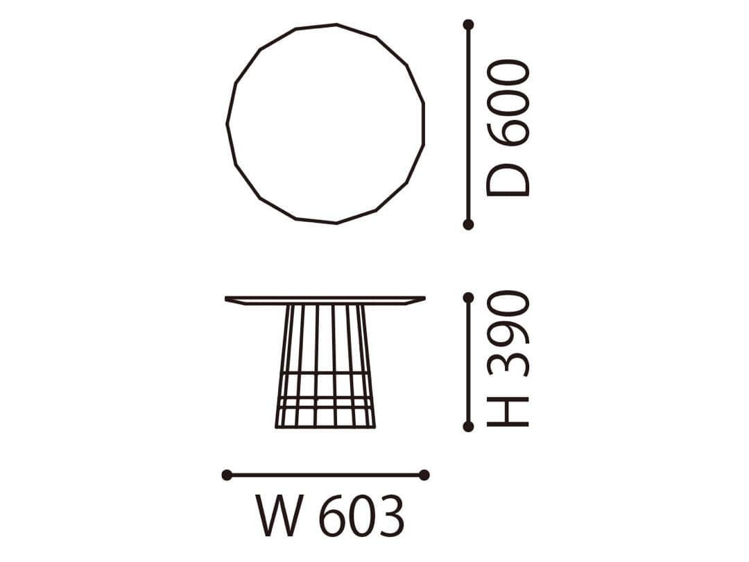 サイドテーブル・ナイトテーブル・ローテーブル Karimoku COLOUR WOOD DARK GRID
