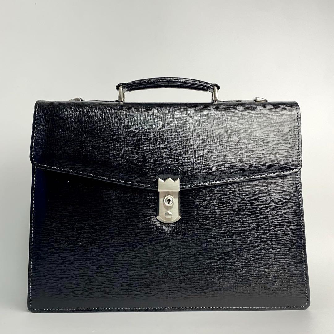 【美品】青木鞄　ビジネスバッグ　A4可　バルボス　BALBOS　日本製　レザー