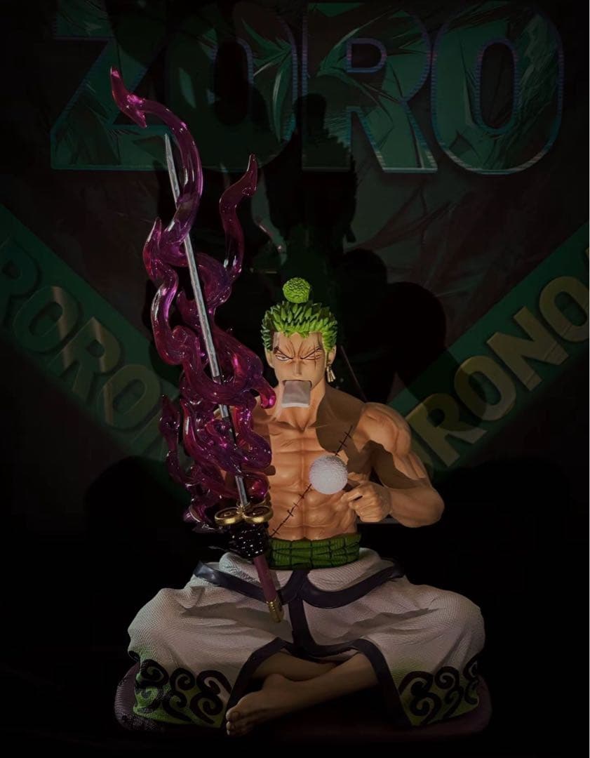 ワンピース 和の国 ゾロ フィギュア ガレージキット 塗装済み品1/8