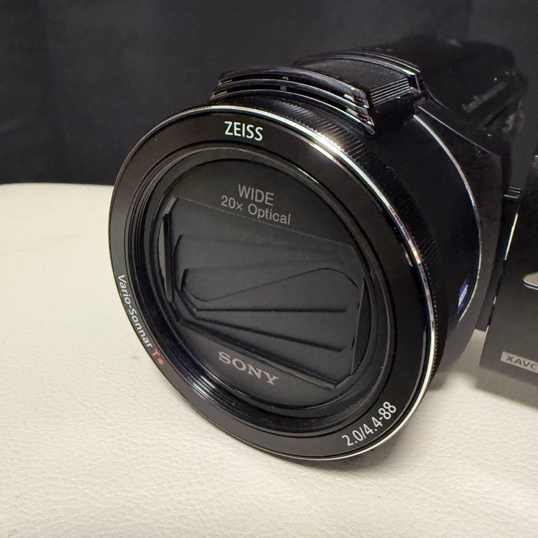 美品 SONY FDR-AX55 ビデオカメラ 4K ほぼ未使用　ソニー