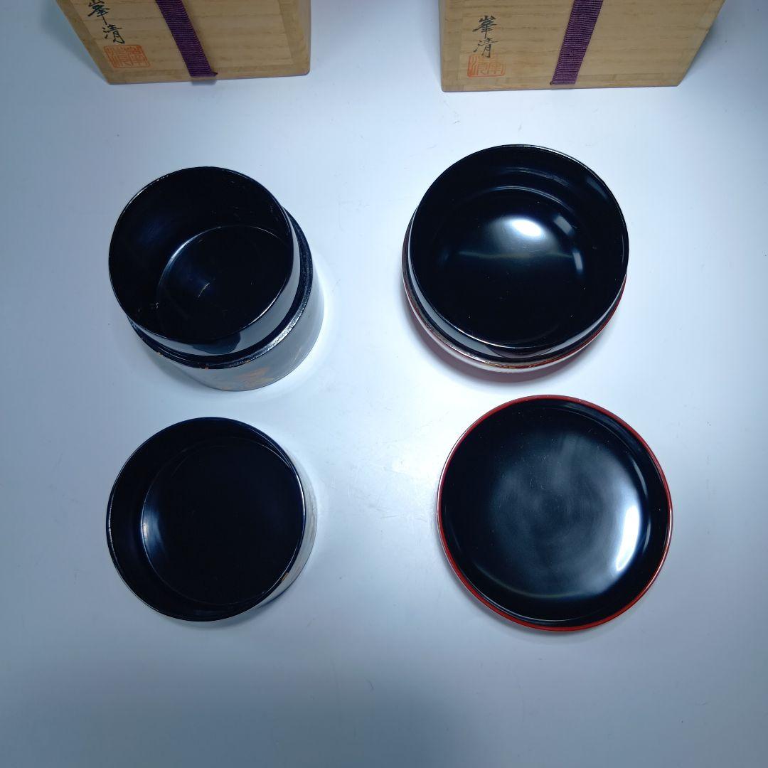 値下げ！茶道具　四季棗　峯清造　共箱