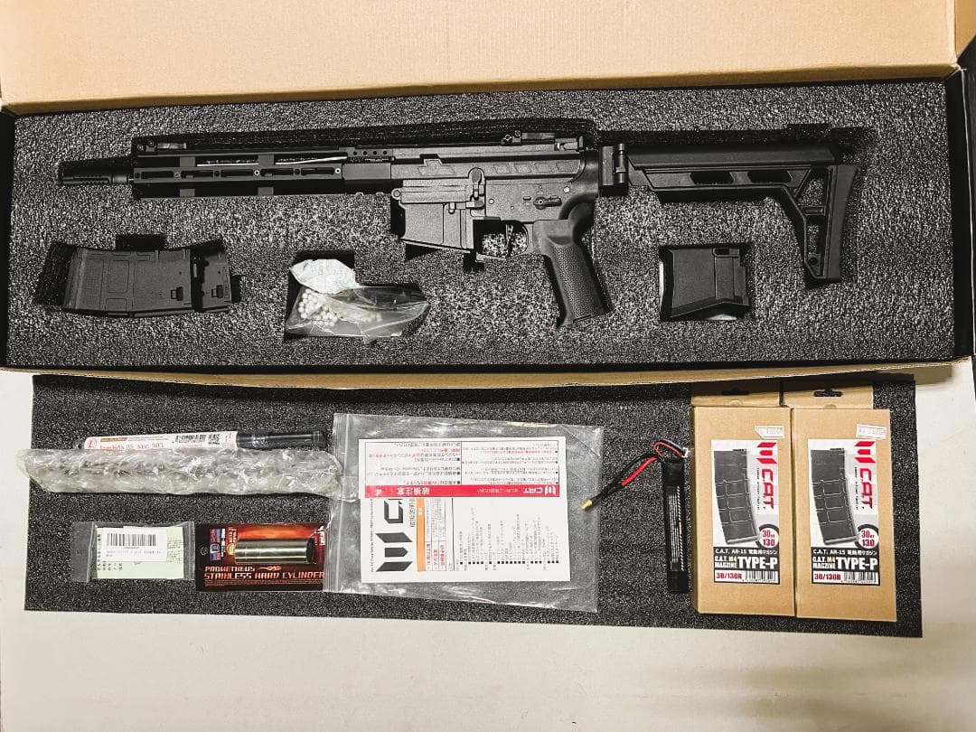 電動ガン CAT Versatile-10s AK M4マガジン仕様