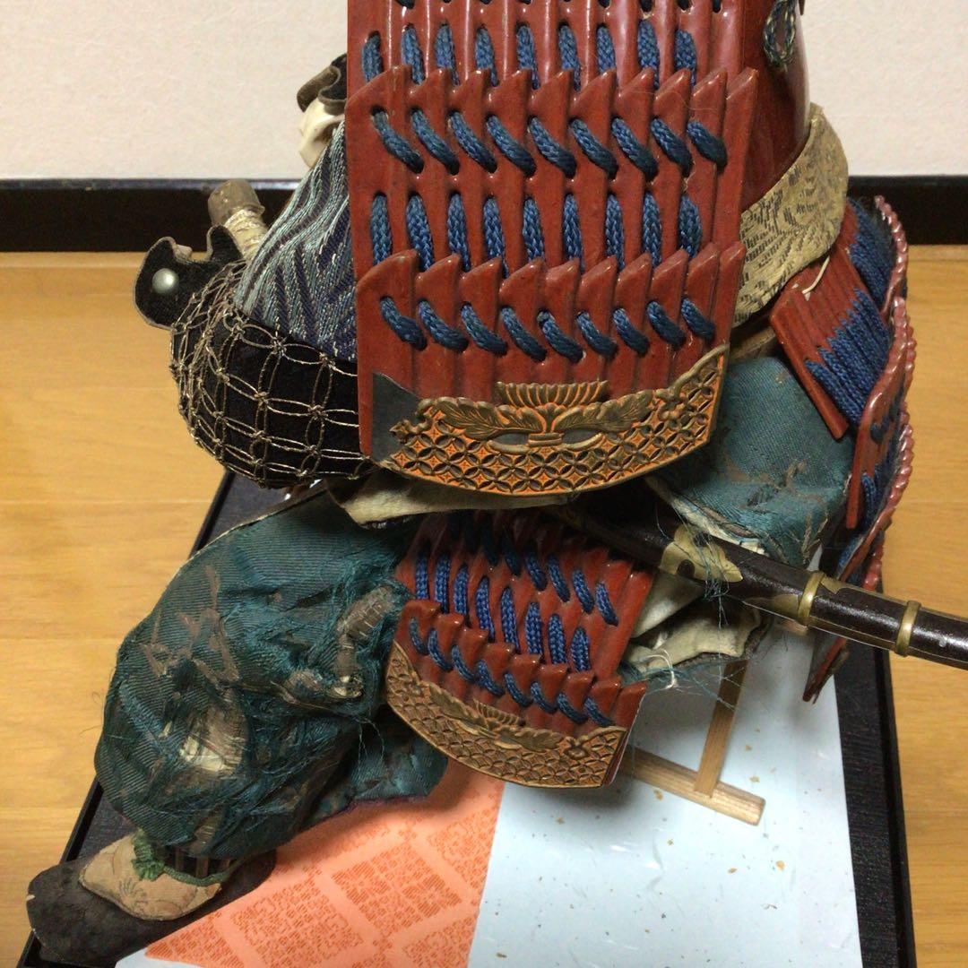 武者人形　五月人形　加藤清正　骨董　アンティーク　江戸　明治　武士　武将　侍