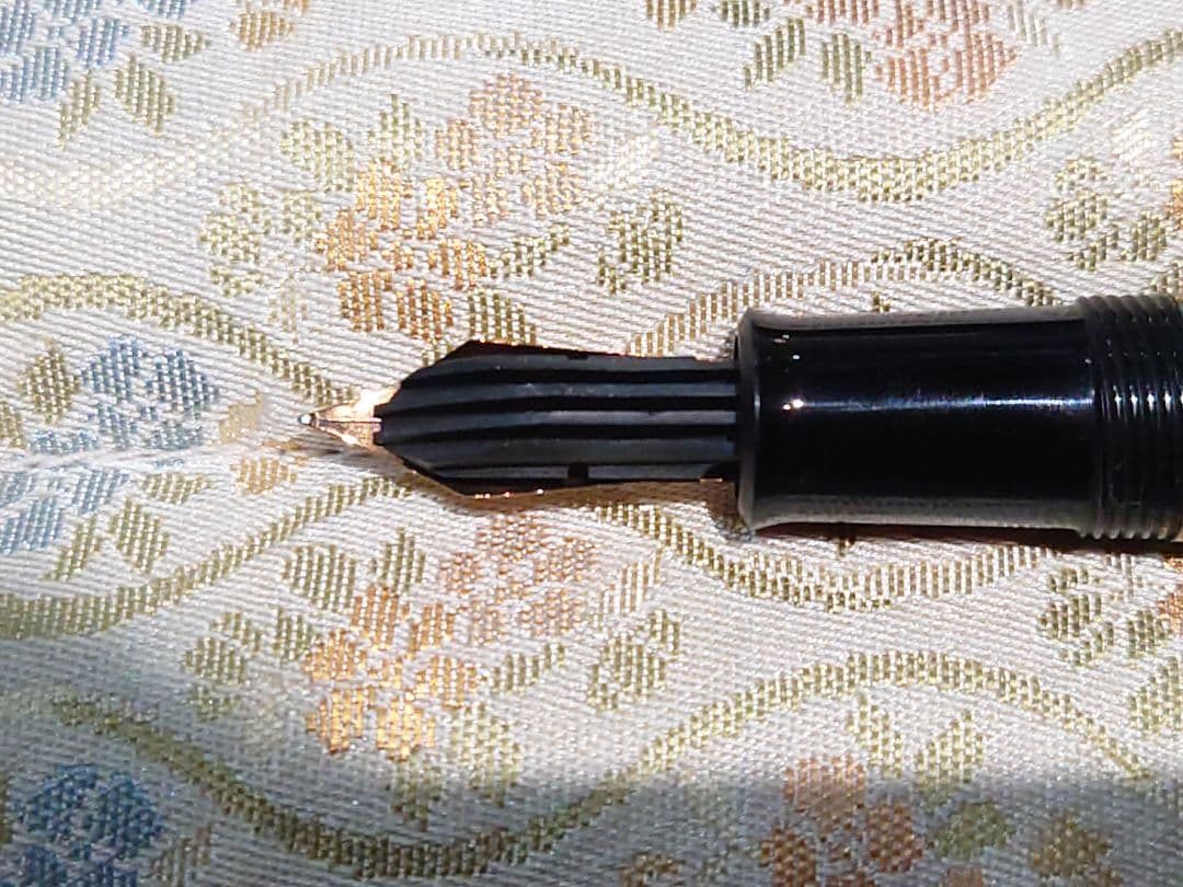 廃番 ペリカン 400N 14C-EF 緑縞　万年筆 デッドストック品