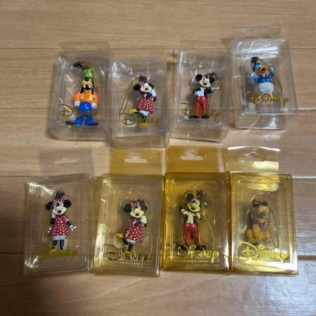 レア　ヴィンテージ　ディズニーキャラクターストラップ　フィギュア　1セット