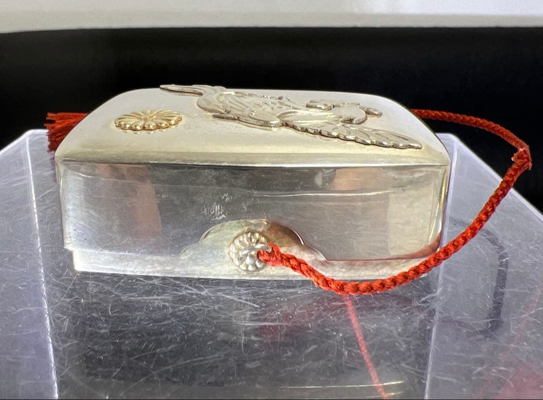 専用　天皇家　御下賜品　純銀小林製　鳳凰文　ボンボニエール　トニエ　61g