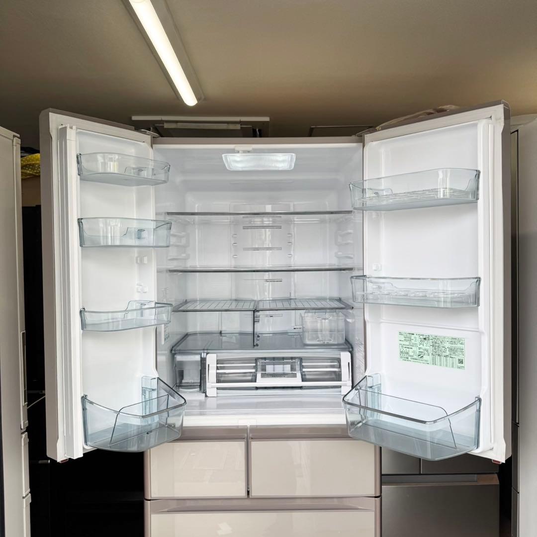 【超美品‼️】日立 2019年製 475L 冷凍冷蔵庫 高級ガラスドア 真空チルド