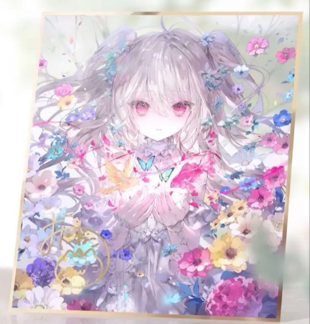 おにねこ　直筆サイン入り　クリア色紙　Breath of life