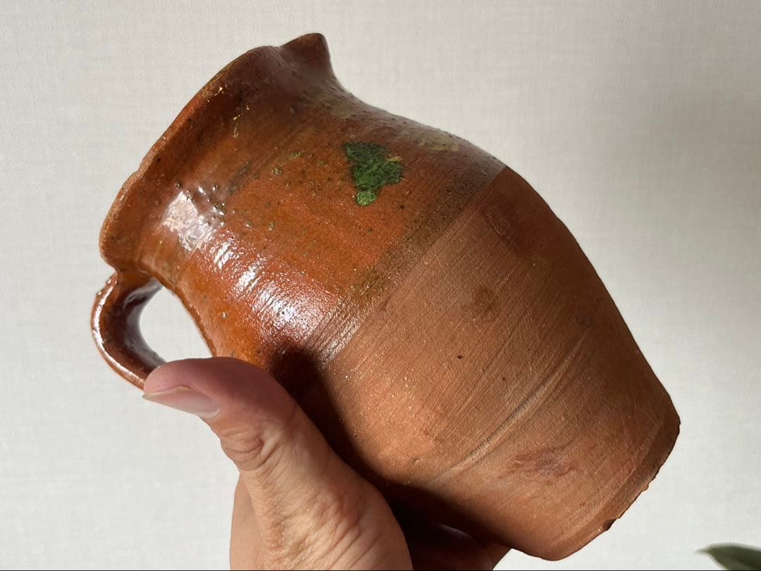 オランダ アンティーク ジャグ 焼き物 骨董 陶器 水差し ビンテージ フランス