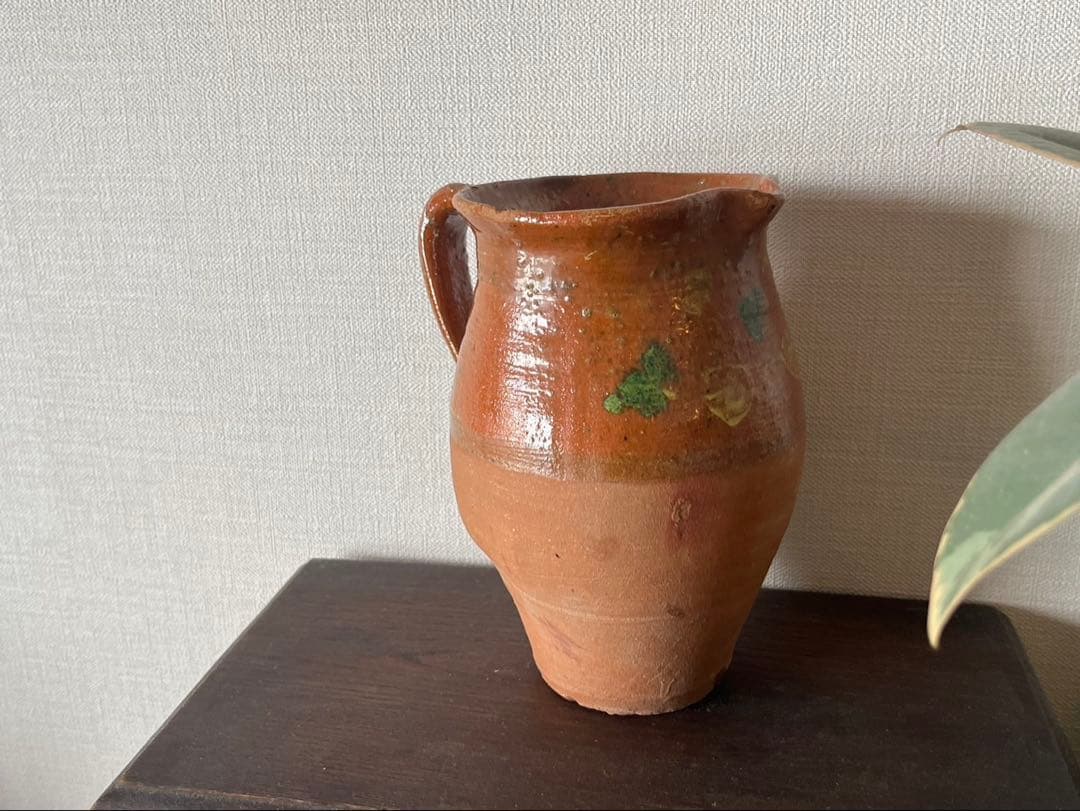 オランダ アンティーク ジャグ 焼き物 骨董 陶器 水差し ビンテージ フランス