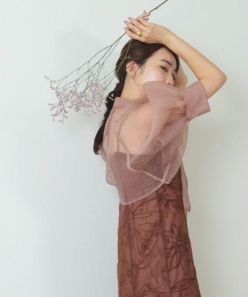 美品 カナ ボウタイ リボン ボレロ ワンピース S お呼ばれ オケージョン