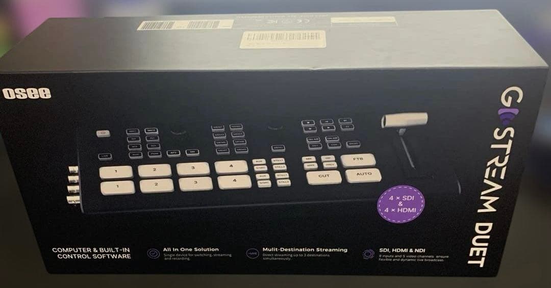 新品　Osee GoStream Duet SDI ビデオスイッチャー
