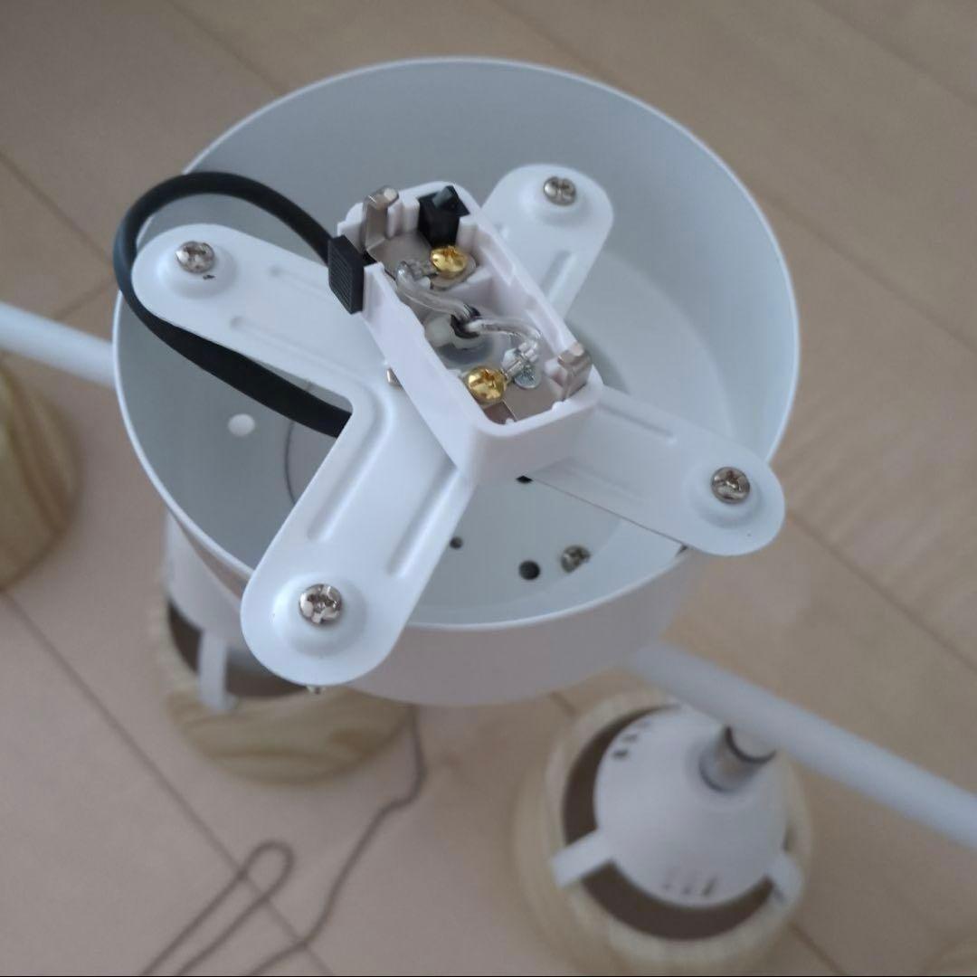 共同照明 シーリングライト 4灯 調光 調色 LED電球60W形・リモコン付き