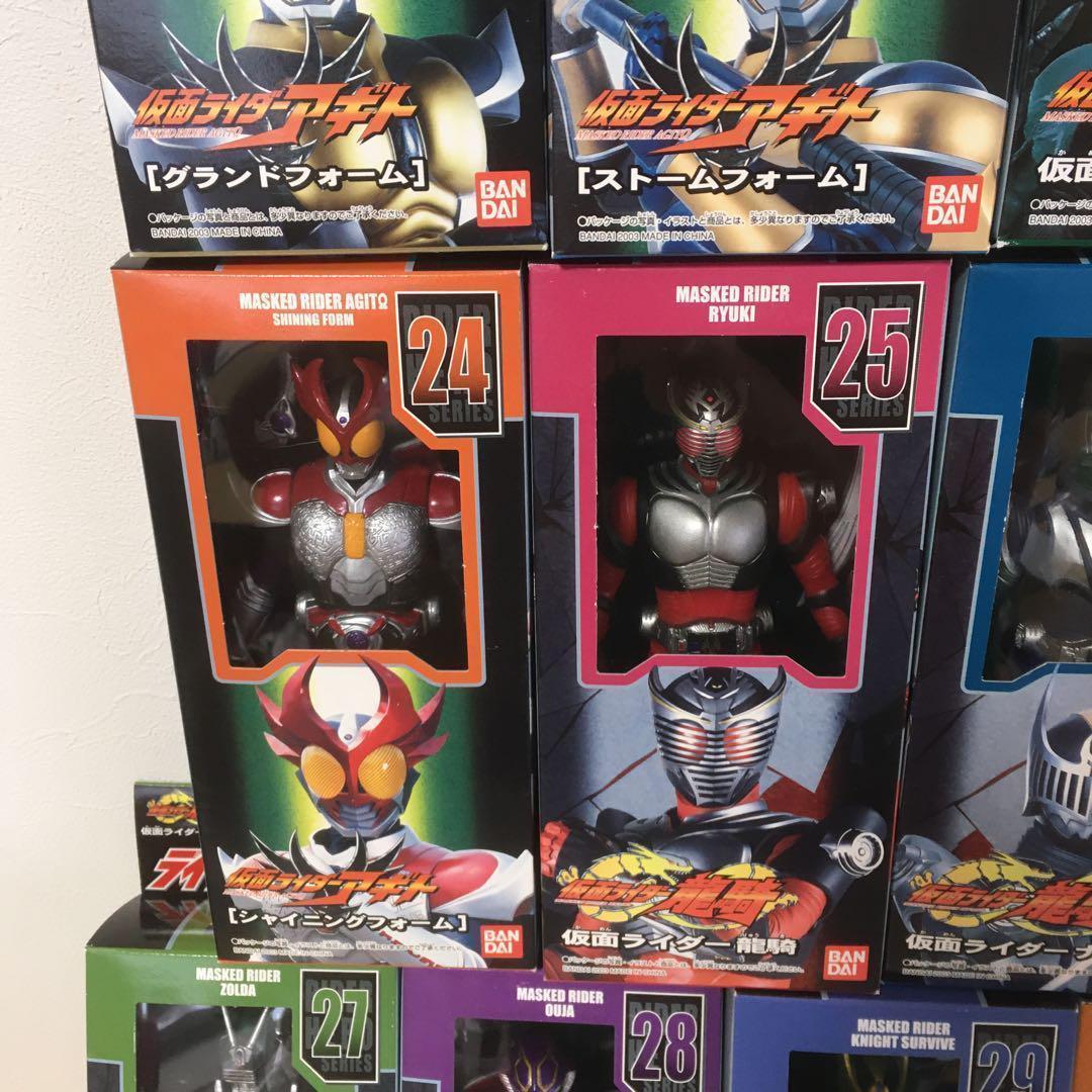 仮面ライダーアギト＆龍騎（×13箱セット）ソフビ　ライダーヒーローシリーズ