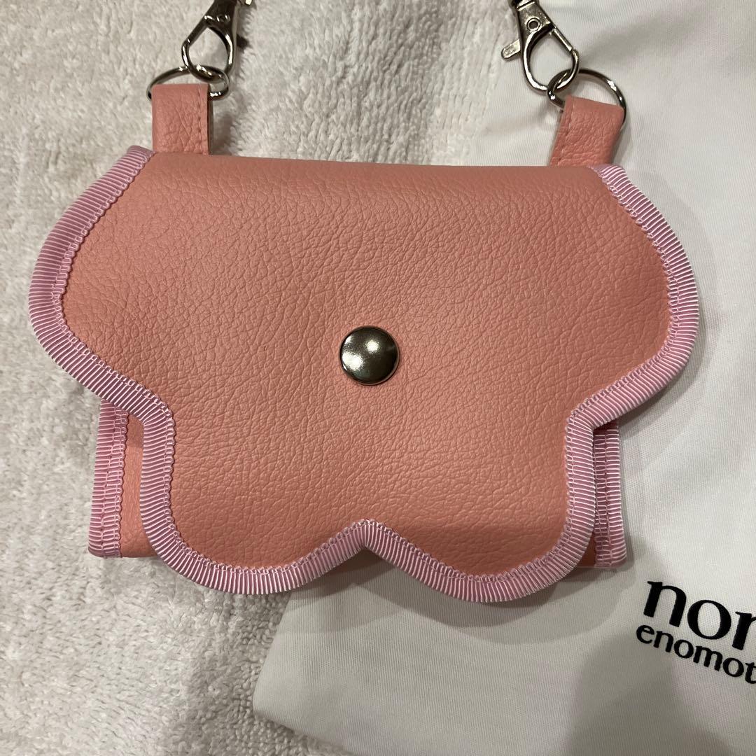 小物 nori enomoto broken wave mini chain pink