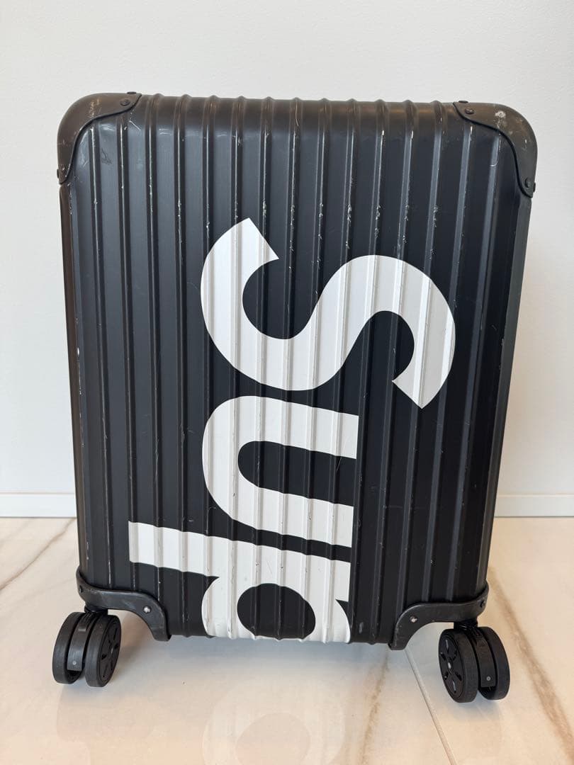 supreme RIMOWA コラボ キャリーケース 45L ブラック