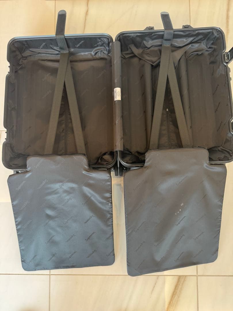 supreme RIMOWA コラボ キャリーケース 45L ブラック
