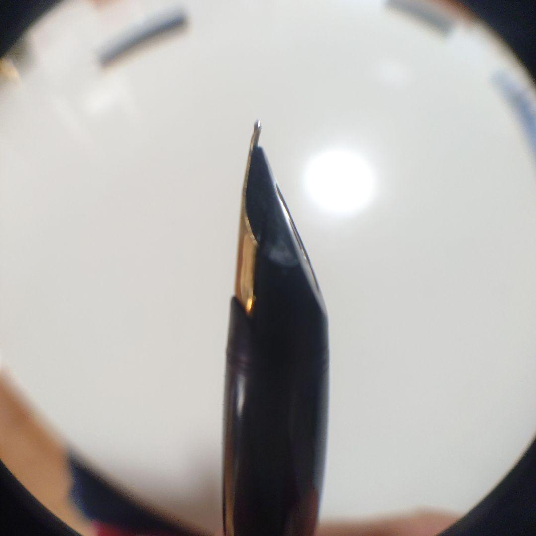 モンブラン 万年筆 黒 ゴールド装飾