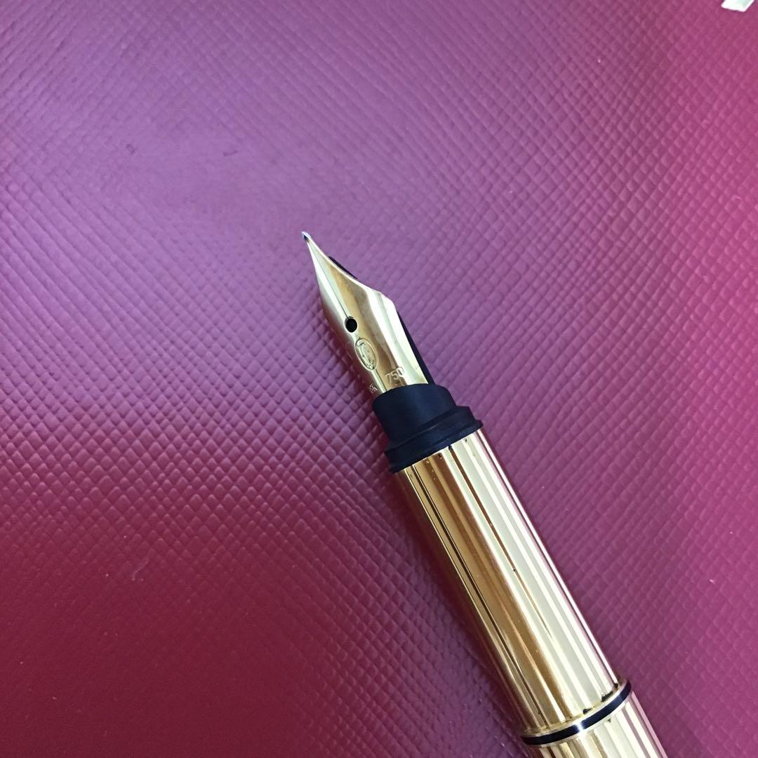 ❣️カルティエCartier❣️ K18ペン　カートリッジ式　万年筆