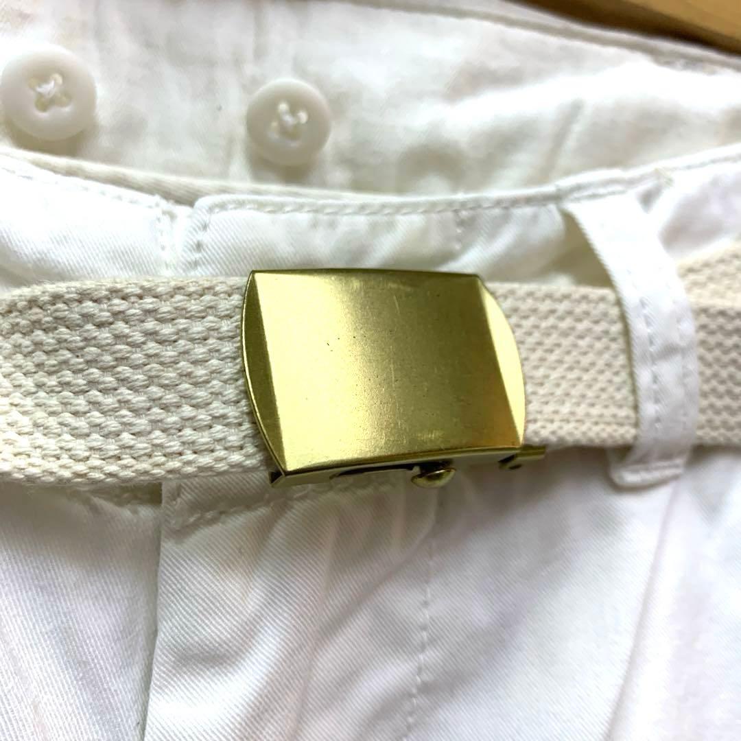 MASTER & Co. ベルト付きワイドコットンチノパンツ