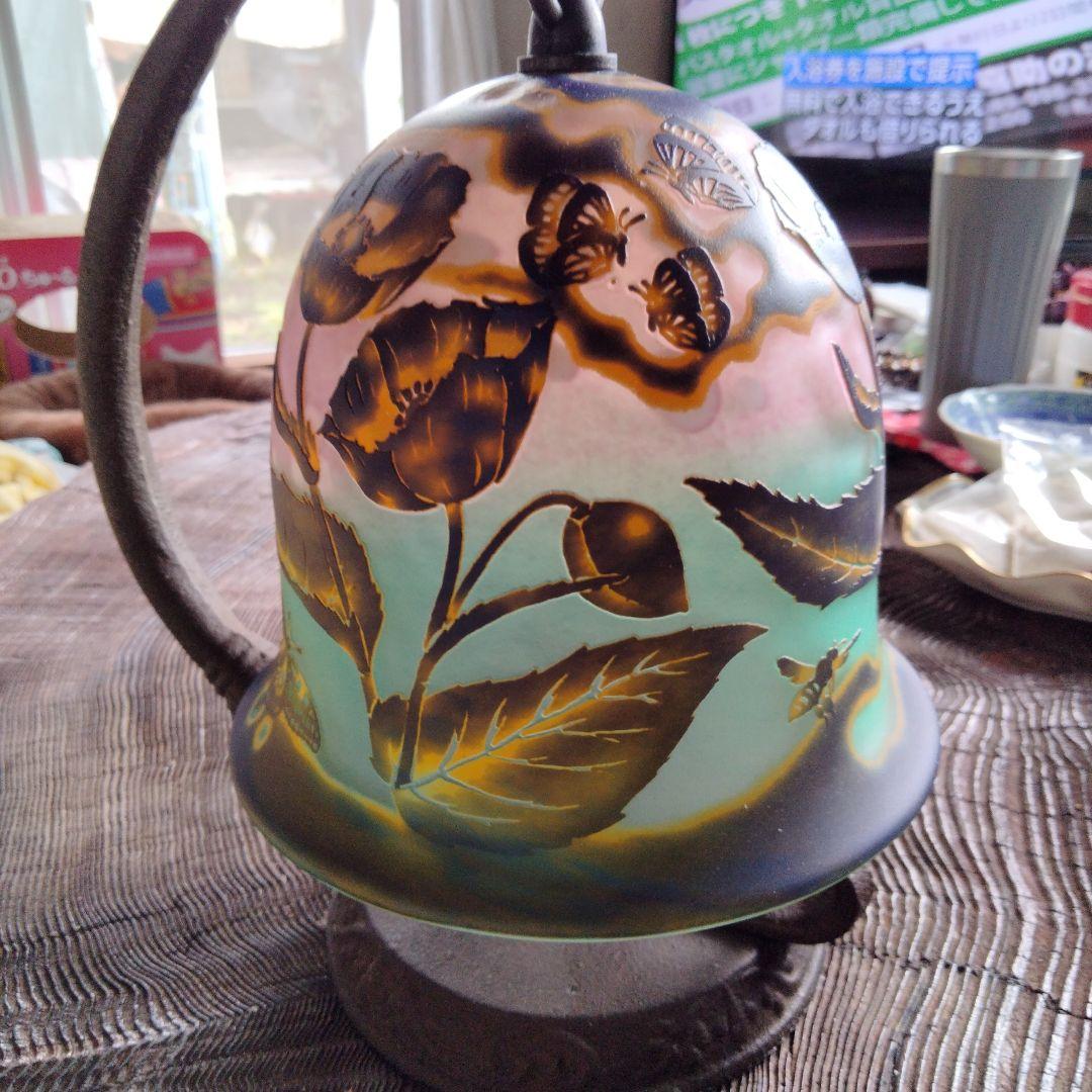 エミール　ガレ風吊りランブ