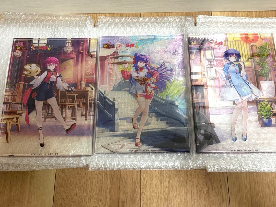 【非売品】激レア らんま1/2 放置少女 コラボ アクリルブロック 3個セット