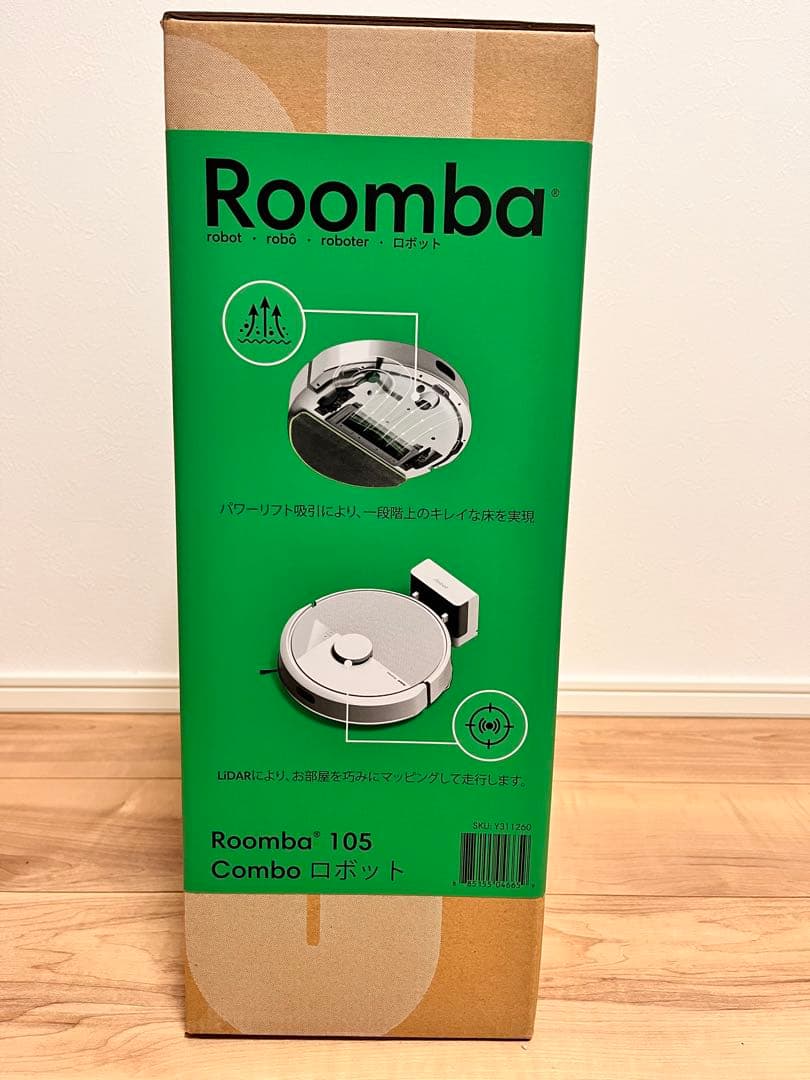 新品未使用品Roomba 105 Combo ロボット掃除機
