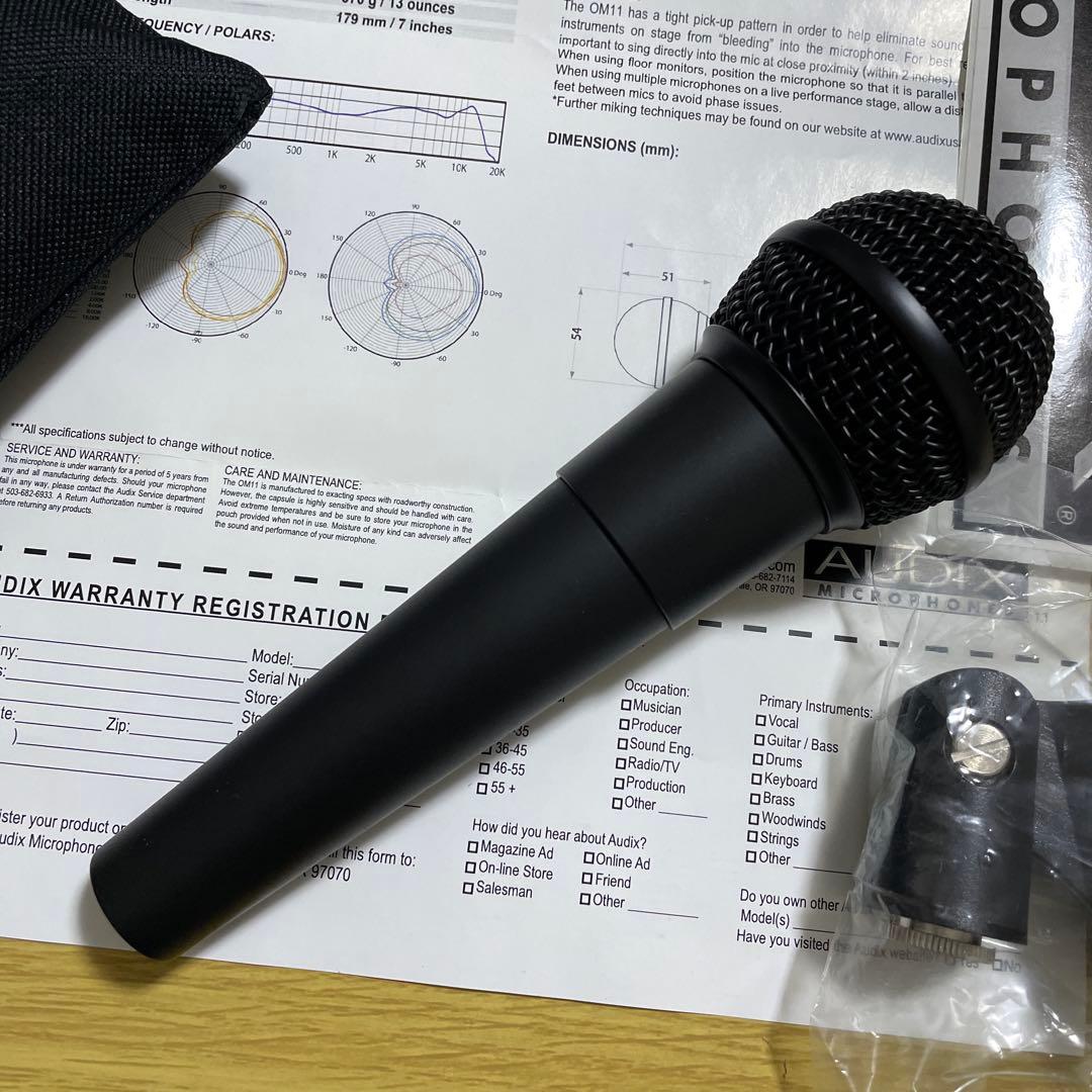 AUDIX OM11 マイク